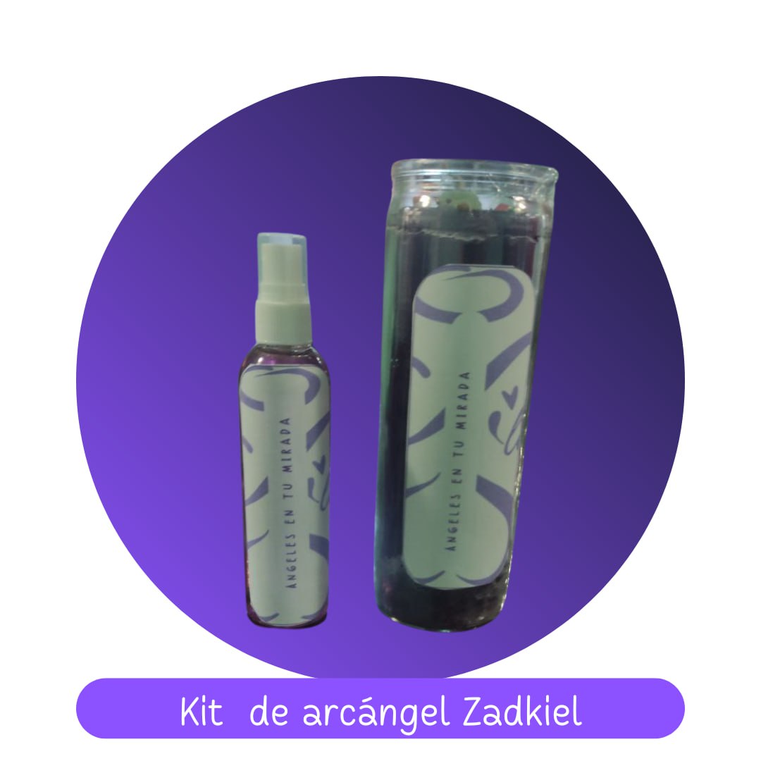 Kit Arcángel Zádkiel - Brisa áurica para transmutación y perdón